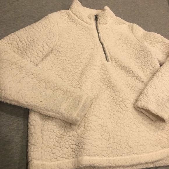 Abercrombie & Fitch Fuzzy Sherpa Jacket - Picture 3 of 5